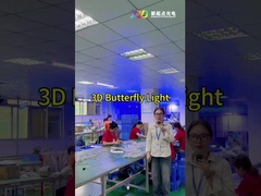 Flexible Butterfly 3D Pixel LED Lighting Full Color For Festivals Decoration