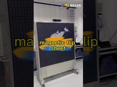 Magnetic Flip Dot Screen for Station Exhibition Hall Creative Ad Flip Wall