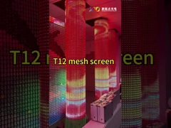 Curtain Wall T20 P80-2 LED Mesh Screen Intelligent Control Skylight Lighting